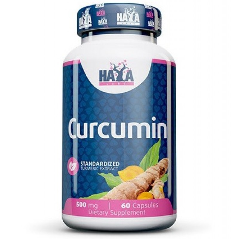 Haya Labs Kurkumiin - kurkumi ekstrakt 500 mg 60 kapslit